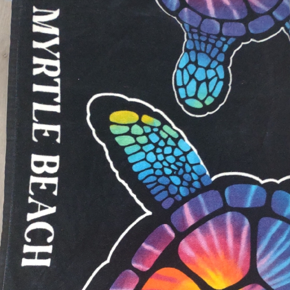 Vibrant Turtle Beach Towel